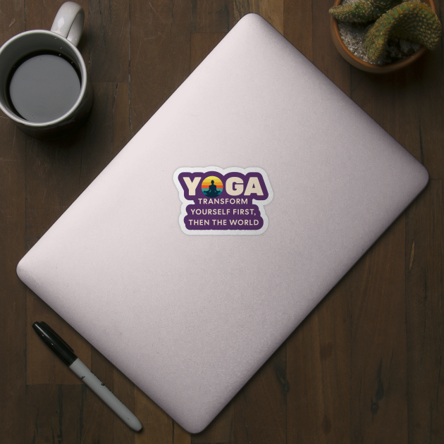 YOGA Transforms you by Farm Road Mercantile 